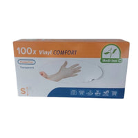 Medi-Inn Vinyl Comfort, Einmalhandschuhe puderfrei, latexfrei - Gr. S-XL